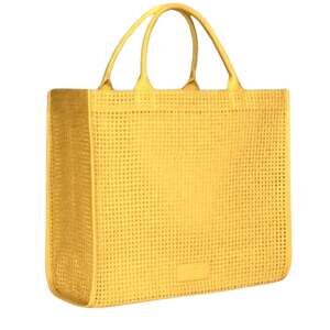 Lancôme 2025 Summer Limited Edition Yellow Woven Tote Bag